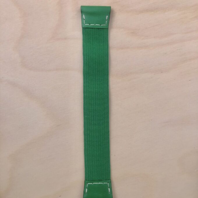 GREEN ELASTIC STRAP 22 / 24mm
