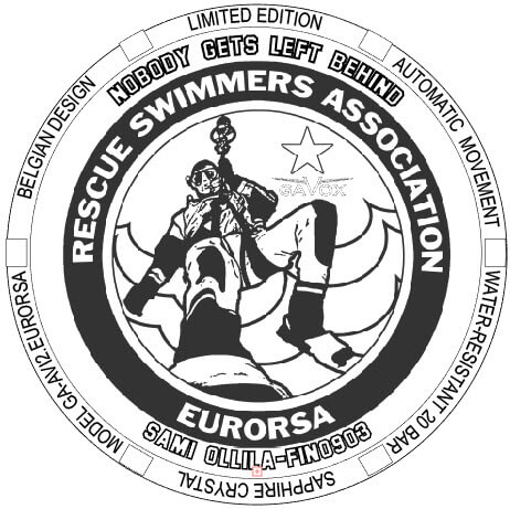 Gavox AviDiver EURORSA (super confortable moulded silicone strap) - Image 3