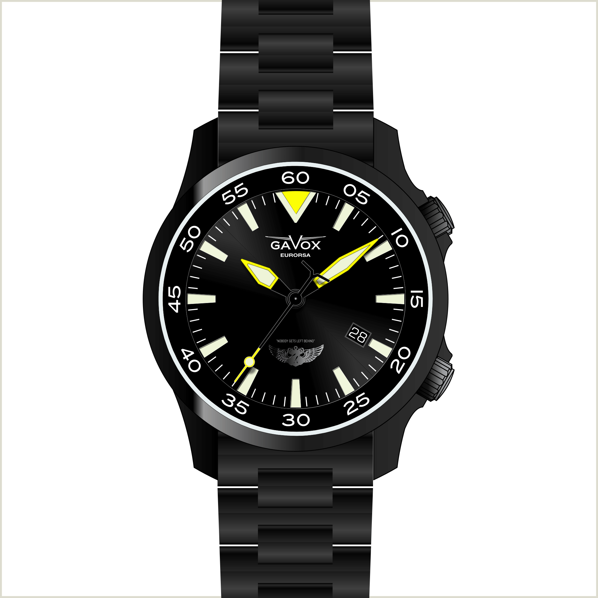 Gavox Avidiver EURORSA (stainless steel diver bracelet)