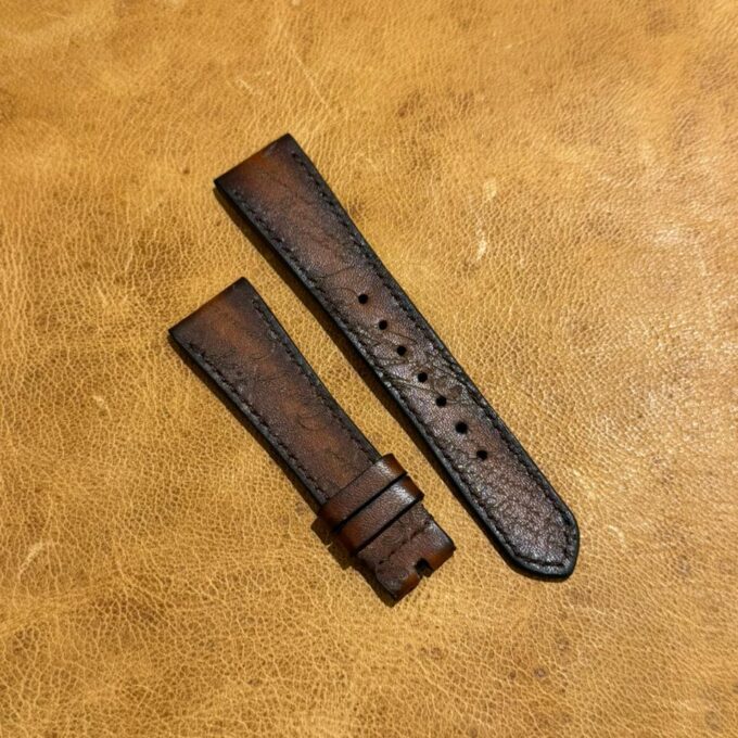 GUNNY PATINA SCRITTO DARK BROWN 20mm