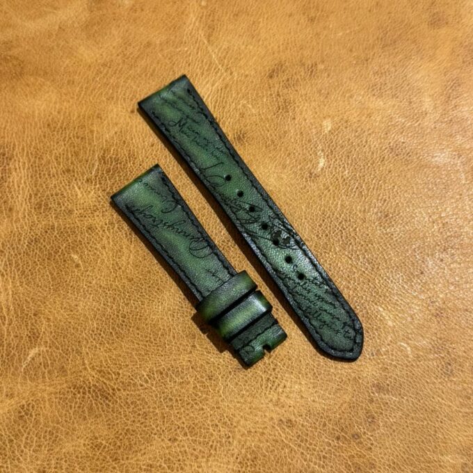GUNNY PATINA SCRITTO GREEN 20mm