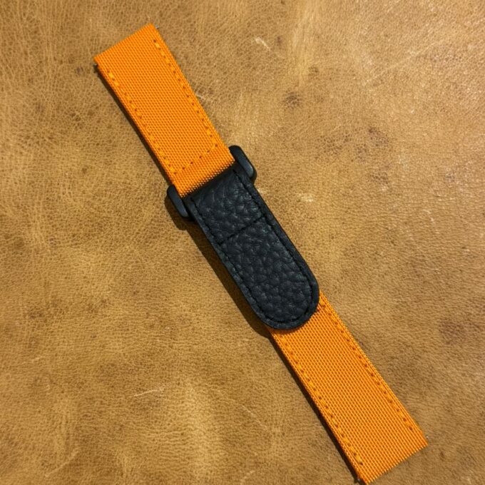 Gunny Kevlar C Velcro 317 ORANGE / for PATEK AQUANAUT 5167 21mm