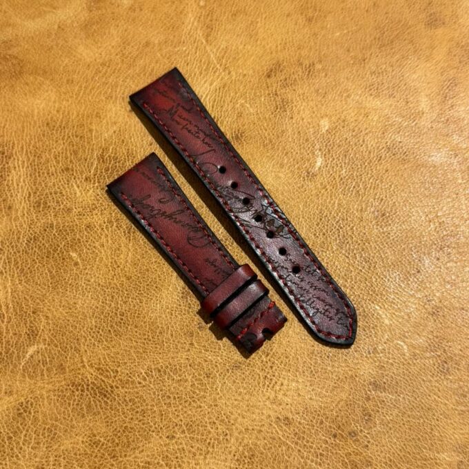 GUNNY PATINA SCRITTO RED 20mm