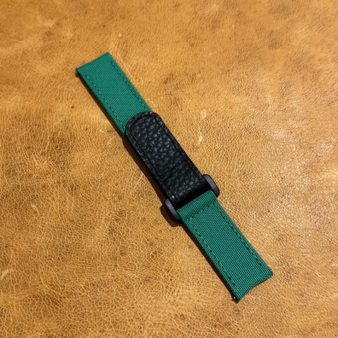 Gunny Kevlar G Velcro 317 GREEN / for PATEK NAUTILUS 5168 +QR 22mm